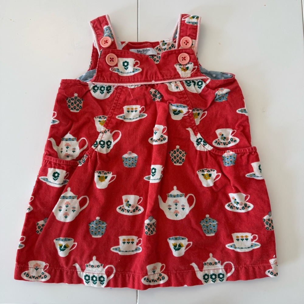 Mini Boden Red Tea Party Dress